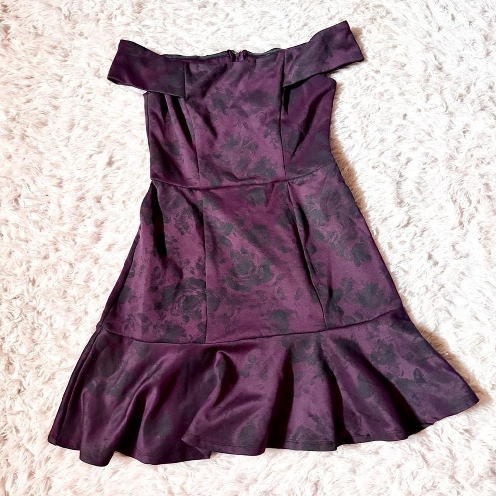 Baroque Victorian Dark Academia Fairy Off Shoulder Mini Dress Womens S Romantic